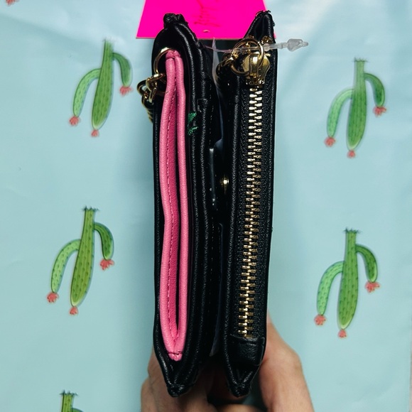 🌵Betsey Johnson Western Card Holder Wallet On Chain NWT - Picture 4 of 9